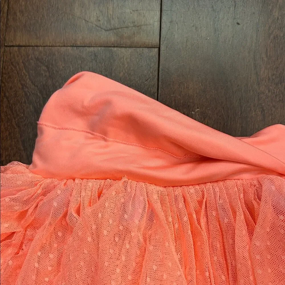 Truly Scrumptious by Heidi Klum Coral Tulle Skirt, Size 18m